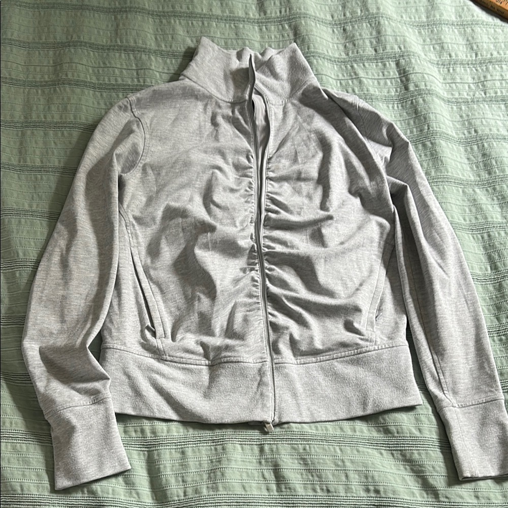 Lululemon Women's Gray Zip-Up lightweight